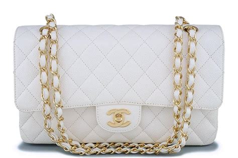 classic chanel bag white|chanel classic flap bag medium.